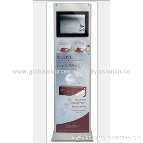 12.1-inch LCD open digital photo frame, table stand and wall-mount
